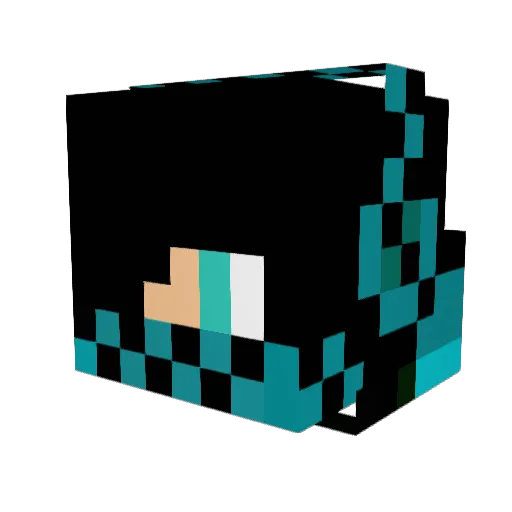 AceEagle123 Minecraft avatar head, 3D render