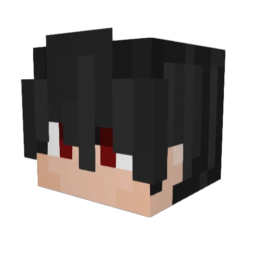 AceEnzo Minecraft avatar head, 3D render