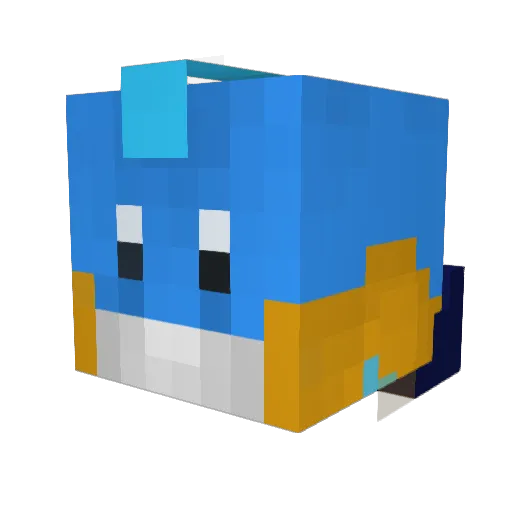 AceFlier_fly Minecraft avatar head, 3D render