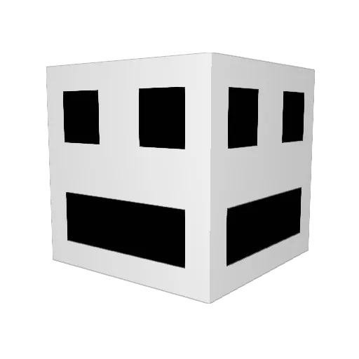 AceFreaky Minecraft avatar head, 3D render