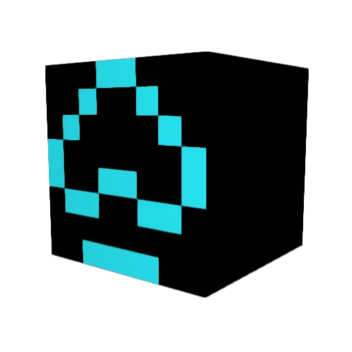 AceGaming2k24YT Minecraft avatar head, 3D render