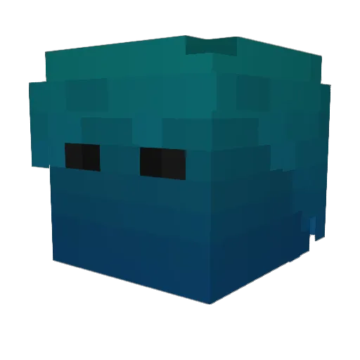 AceGarcia Minecraft avatar head, 3D render