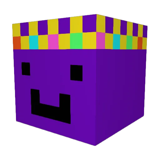 AceGhoulYT Minecraft avatar head, 3D render