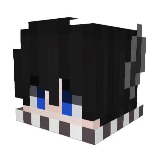 AceInTheHoIe Minecraft avatar head, 3D render