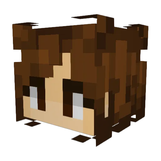 AceMystic666 Minecraft avatar head, 3D render