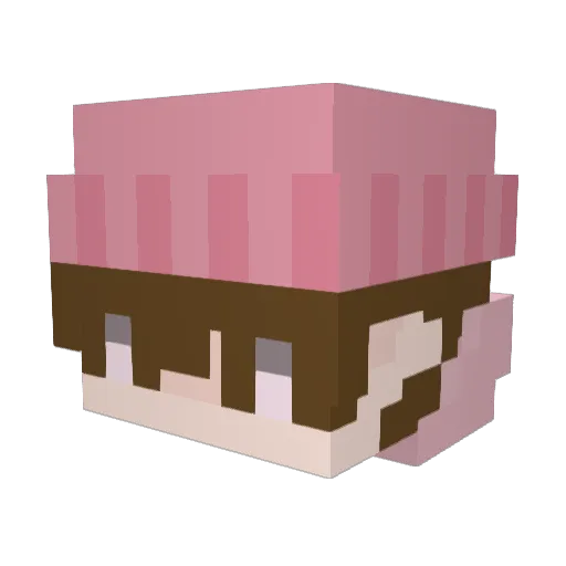 AceOfSpades112 Minecraft avatar head, 3D render