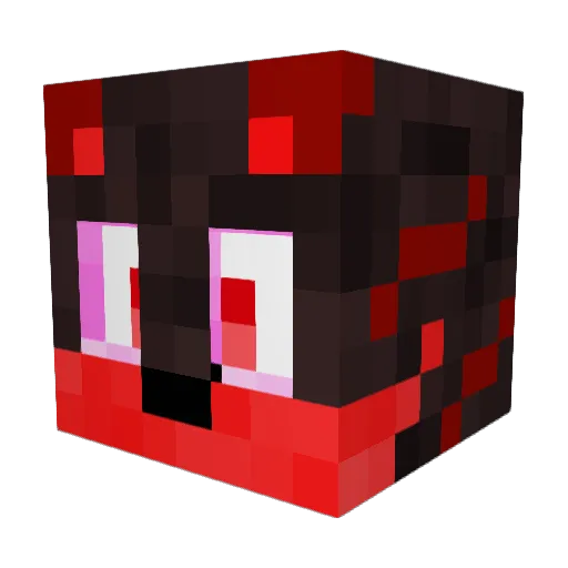 AceOrpheus Minecraft avatar head, 3D render