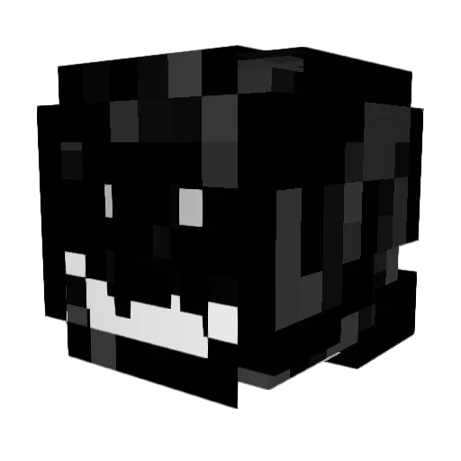 AcePGH Minecraft avatar head, 3D render