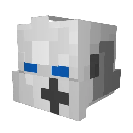 AceR419 Minecraft avatar head, 3D render