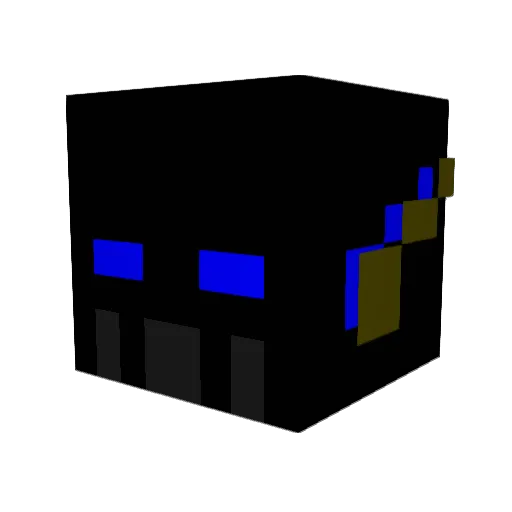AceRandoms Minecraft avatar head, 3D render