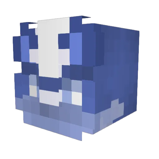 AceRedDK Minecraft avatar head, 3D render
