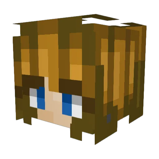AceSkell Minecraft avatar head, 3D render