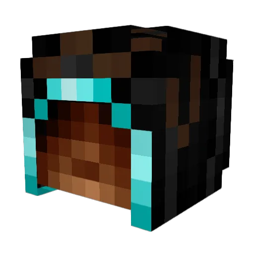 AceSlamhammer Minecraft avatar head, 3D render