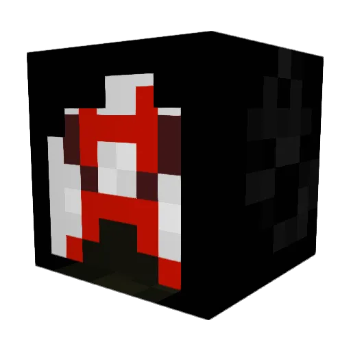 AceSoph Minecraft avatar head, 3D render