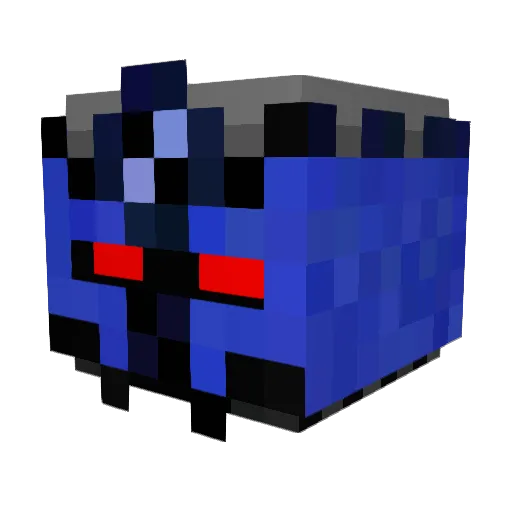 AceTheDeity Minecraft avatar head, 3D render