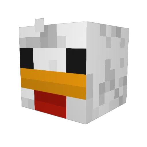 AceTheGuy2000 Minecraft avatar head, 3D render