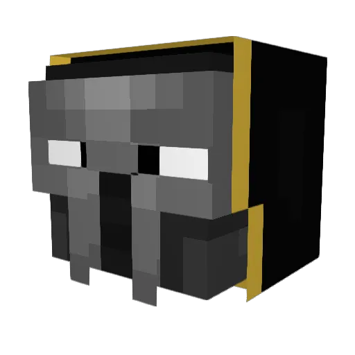AceTron2000 Minecraft avatar head, 3D render