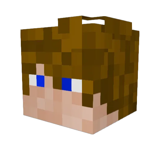 Ace_0_Spadez Minecraft avatar head, 3D render