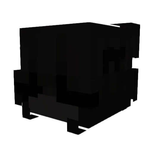 Ace_ Minecraft avatar head, 3D render