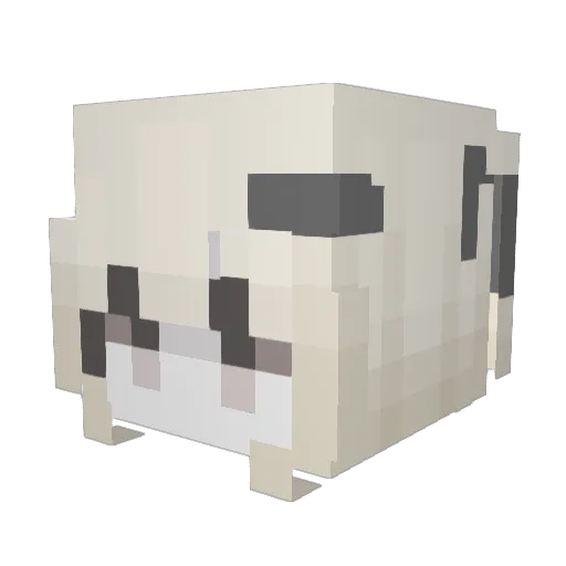 Ace_Aim7 Minecraft avatar head, 3D render