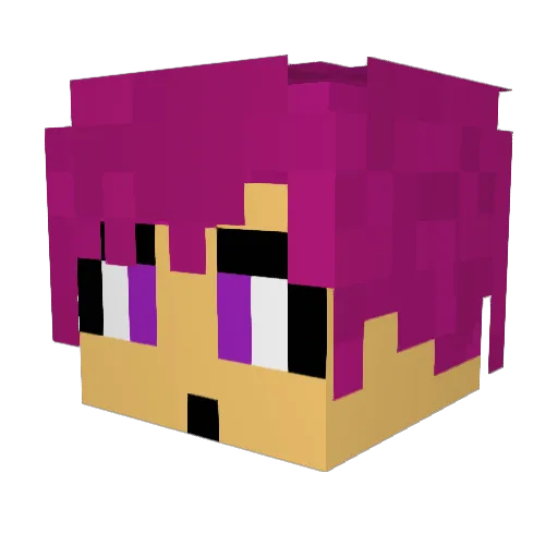 Ace_Chemicals Minecraft avatar head, 3D render