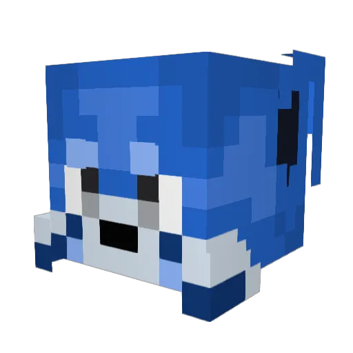 Ace_Panda1 Minecraft avatar head, 3D render