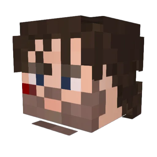 Ace_Predator Minecraft avatar head, 3D render