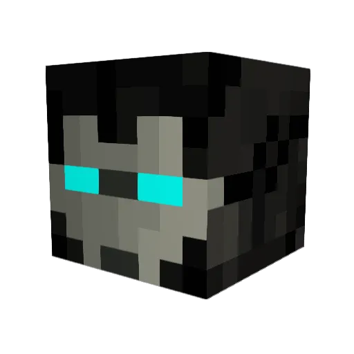 Ace_iwnl Minecraft avatar head, 3D render