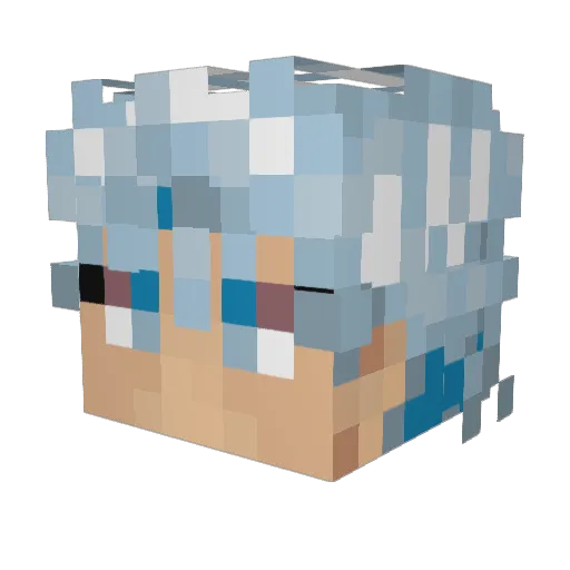 AceburnJr Minecraft avatar head, 3D render