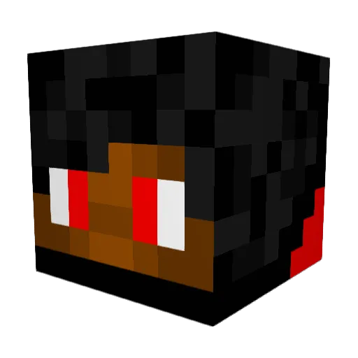 Acedstorm Minecraft avatar head, 3D render