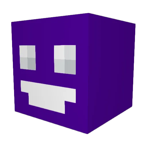 Acehil Minecraft avatar head, 3D render