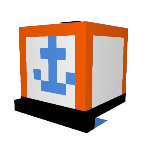 Acelgon Minecraft avatar head, 3D render