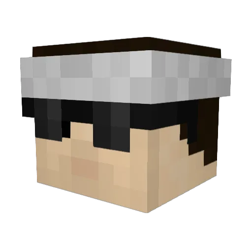 AceofSpades_808 Minecraft avatar head, 3D render