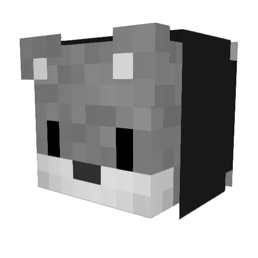 Aceofdiamonds7 Minecraft avatar head, 3D render