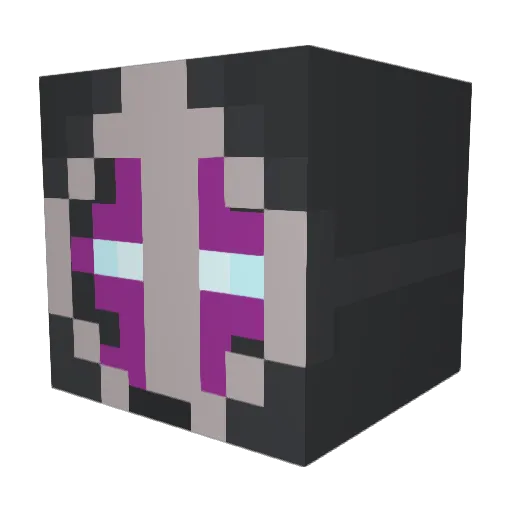 Aceotonic Minecraft avatar head, 3D render