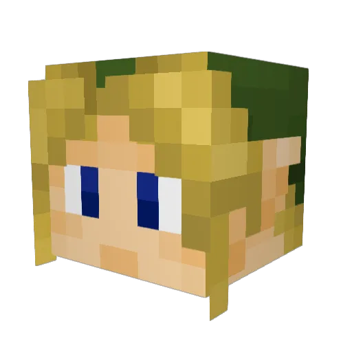 Acer_Mortem Minecraft avatar head, 3D render