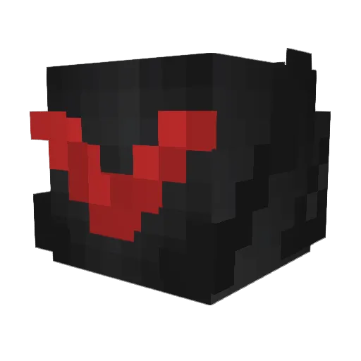 Aceradomereal Minecraft avatar head, 3D render