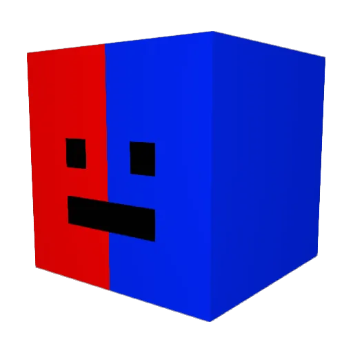 Aces2189 Minecraft avatar head, 3D render