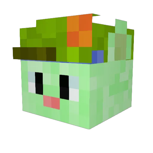 AcetaminophenQ2H Minecraft avatar head, 3D render