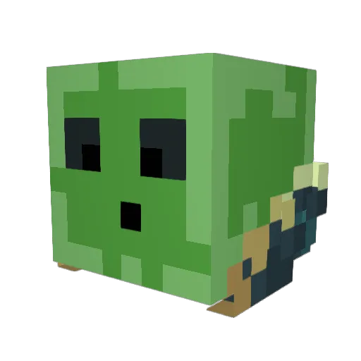 Acetorrent Minecraft avatar head, 3D render