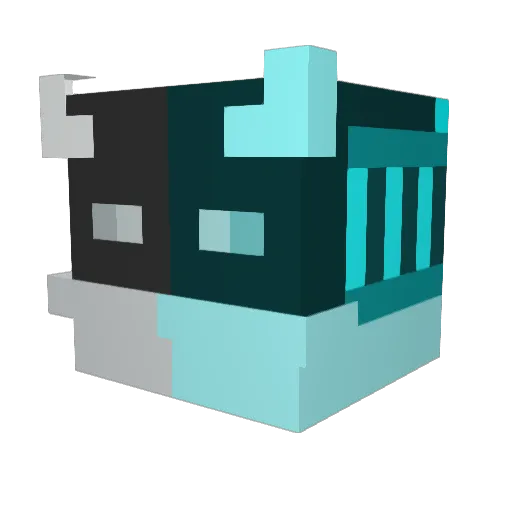 AceyyBoii Minecraft avatar head, 3D render