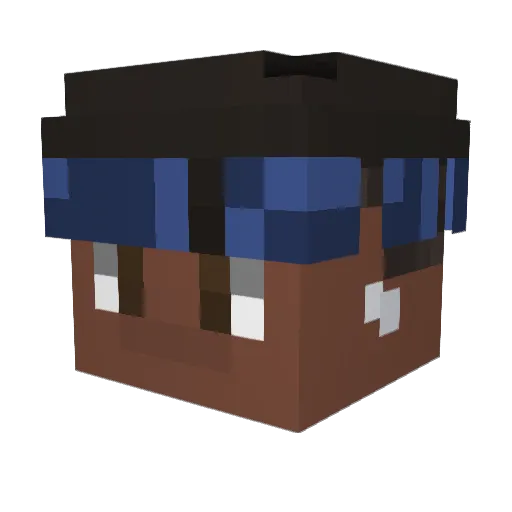 AcezyYeat Minecraft avatar head, 3D render