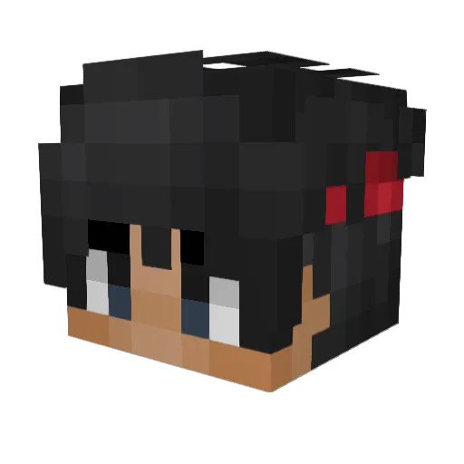 AchIlIeus Minecraft avatar head, 3D render