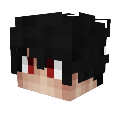 AchTenDaniel Minecraft avatar head, 3D render
