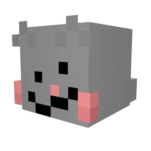 Achaean Minecraft avatar head, 3D render