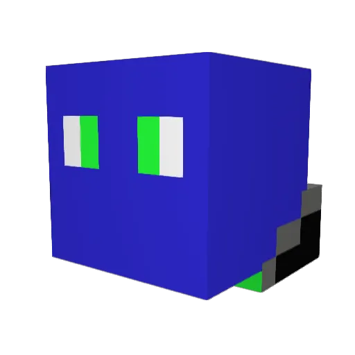 Ached99 Minecraft avatar head, 3D render