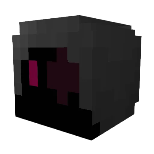 AcheronAsh Minecraft avatar head, 3D render