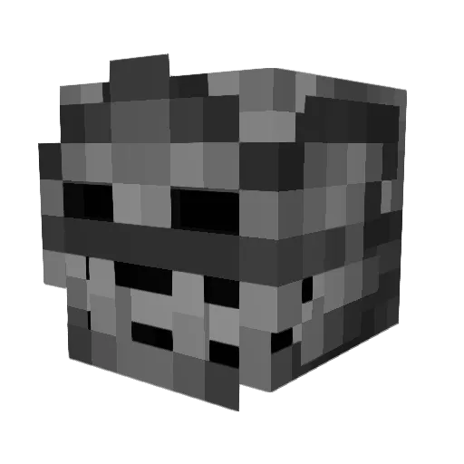Acheros Minecraft avatar head, 3D render