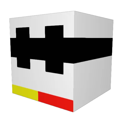 Achieeeee_ Minecraft avatar head, 3D render