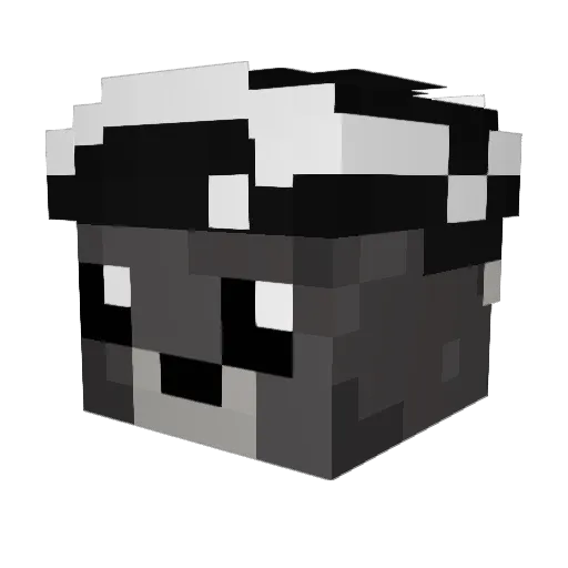 Achieved_ Minecraft avatar head, 3D render